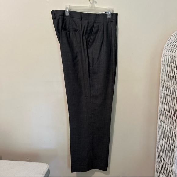 Vince Glen Plaid Suit Men’s 48L Designed In Italy Gray Pants 43 Easily Tailored - Picture 5 of 16